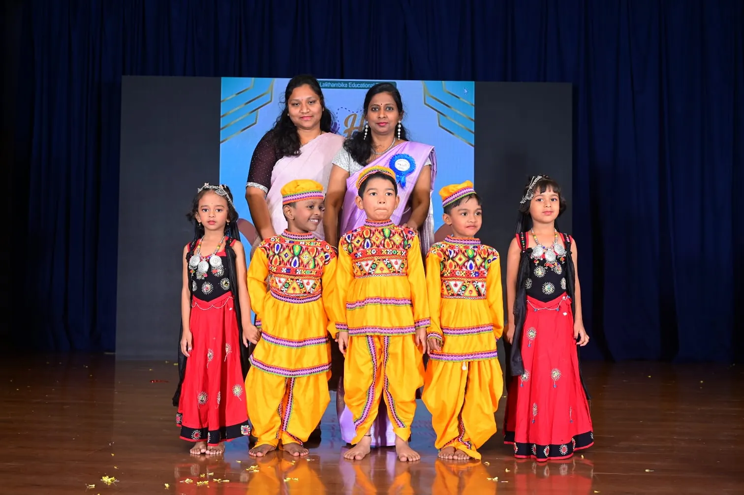 Annual day performance on stage